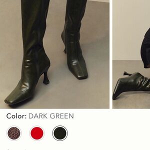 Jeffrey Campbell Olive Heeled Boots